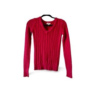 Red Knitted Sweater